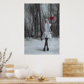 Warm mijn hart Poster (Keuken)