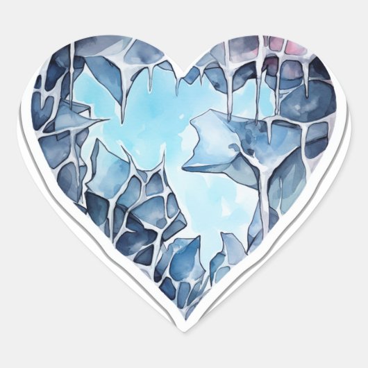 Warm my heart, aangepast hart sticker (Voorkant)