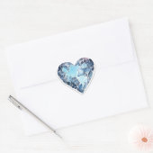 Warm my heart, aangepast hart sticker (Envelop)