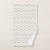 Warm Neutral Polka Dot Baby Towel Set (Serviette à main)