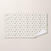 Warm Neutral Polka Dot Baby Towel Set (Serviette à main)