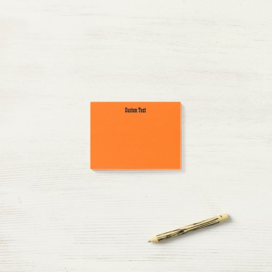 Warm Oranje Post-it® Notes (Op bureau)