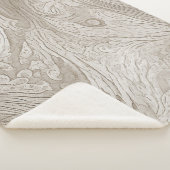 Warm oude houten geïnspireerde deken (3/4)