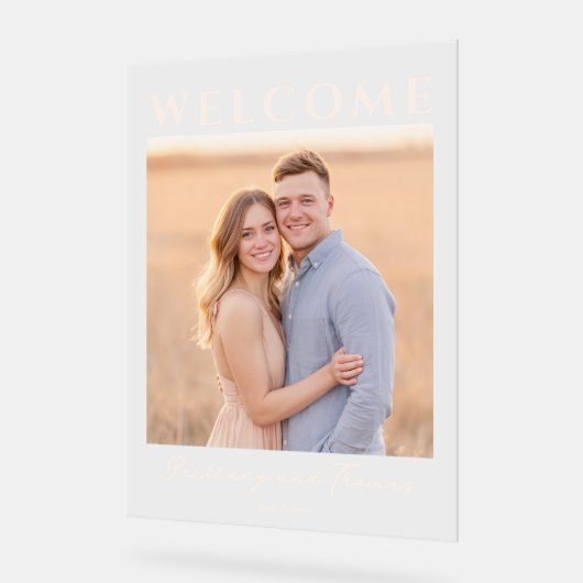 Warm Photo Acryl Bord (Hoek)