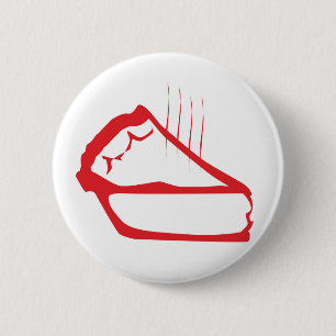 Warm Pie Slice Ronde Button 5,7 Cm
