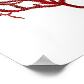 Warm Red Zee Coral no.11 Beach Wall Art Afdrukken Poster (Hoek)