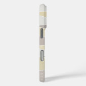 Warm roze geel groen gebogen streep Abstracte golf Case-Mate iPhone Case (Achterkant / Rechts)