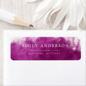 warm roze rookeffect modern retouradres etiket (Insitu)