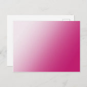  warm roze verloop Briefkaart (Voorkant / Achterkant)