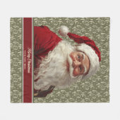 Warm  Santa Claus Gooi Deken (Voorkant (Horizontaal))