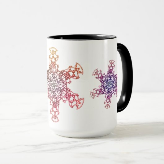 Warm Snowflake Mok (Voorkant rechts)