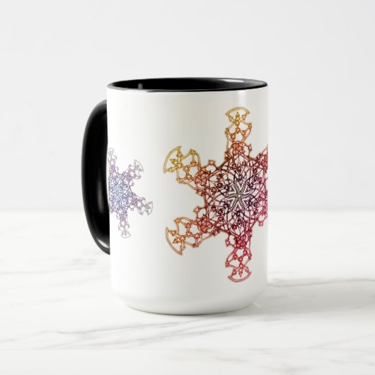 Warm Snowflake Mok (Voorkant links)