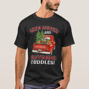 Warm Snuggles en Greyhound Cuddles Truck Tree Chr. T-shirt
