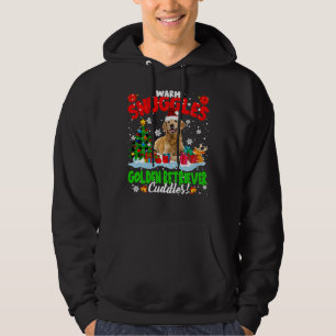 Warm Snuggles Golden Retriever Cuddles Hoodie