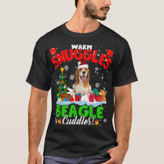 Warm Snuggles snijdles kerstboom geplakt in kerstm T-shirt