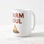 Warm Soul Minimal Fire Mug (Devant droit)