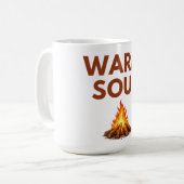 Warm Soul Minimal Fire Mug (Devant gauche)