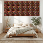 Warm Toned African Inspired Pattern Tegel Tegeltje
