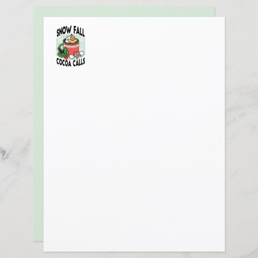 Warm Up Met Sneeuw Herfst Cacao Oproepen - Winter (Voorkant / Achterkant)