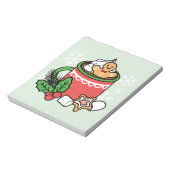 Warm Up Met Sneeuw Herfst Cacao Oproepen - Winter Notitieblok (Gedraaid)