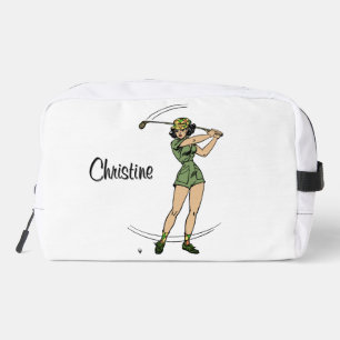 Warm Up voor Golfen Personal Lady Golfer Toilettasje