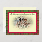 Warm Vakantie Groet met vers Feestdagenkaart (Voorkant / Achterkant)