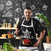 Warm van de grill schort