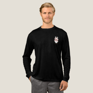 Warm van nature: Schattige pinguïn met speelse tek Tri-Blend Shirt