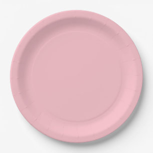 Warm vast Roze Papieren Bordje