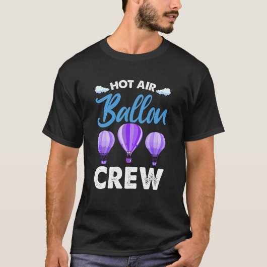 Warm vliegtuig ballonvaardig ballonvaardersballont t-shirt (Voorkant)