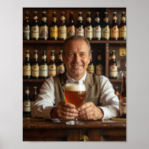 Warm Welkomsposter van Belgische Abdijherberg