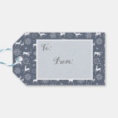 Warm Winter Wishes Cadeaulabel (Achterkant Horizontaal)