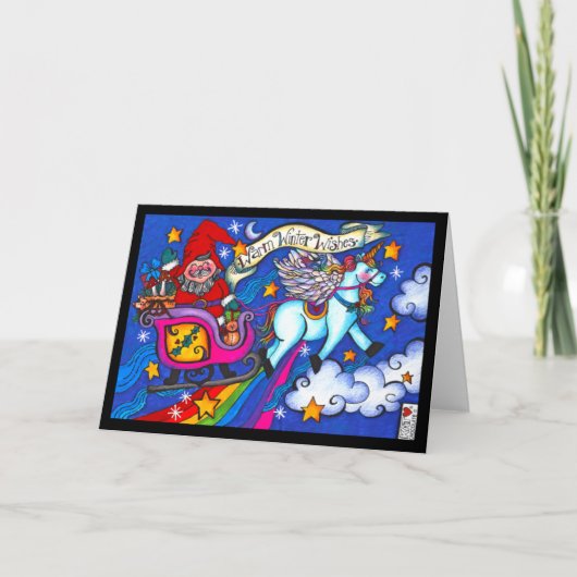 Warm Winter Wishes Card Kaart (Voorkant)