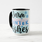 Warm Winter Wishes Mok (Voorkant links)