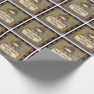 Warm Winter Wishes Snowman Cadeaupapier