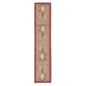 Warm Winter Wishes - Snowman Korte Tafelloper (Voorkant)