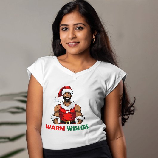 Warm Wishes Afro Man T-shirt