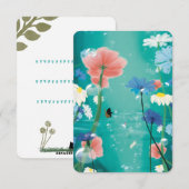 Warm Wishes Countryside Postcard Bedankkaart (Voorkant / Achterkant)