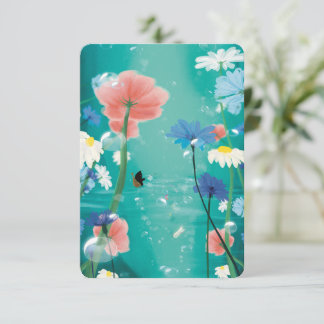 Warm Wishes Countryside Postcard Bedankkaart