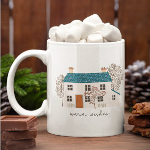 Warm Wishes Cozy Holiday thuiskerst Koffiemok