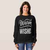 Warm Wishes Festive Winter Sweatshirt (Voorkant volledig)