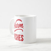 Warm Wishes Holiday Coffee Mug (Devant gauche)
