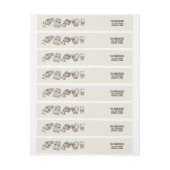 Warm Wishes Holiday Essentials Address Label (Vel)