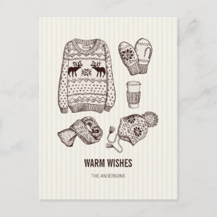 Warm Wishes Holiday Essentials Briefkaart
