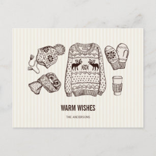 Warm Wishes Holiday Essentials Briefkaart