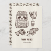 Warm Wishes Holiday Essentials Kaart (Voorkant / Achterkant)