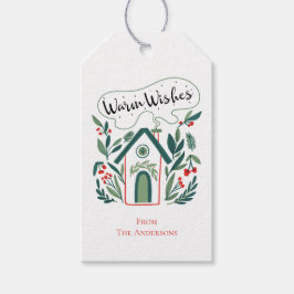 Warm Wishes Holiday Home Cadeaulabel
