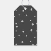 Warm Wishes Kerstmis Cadeaulabel (Achterkant)