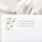 Warm Wishes Mint Retouradres Label (Insitu)