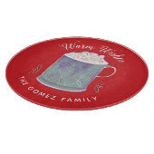 Warm Wishes Peppermint Hot Cocaca Snijplank (Hoek)